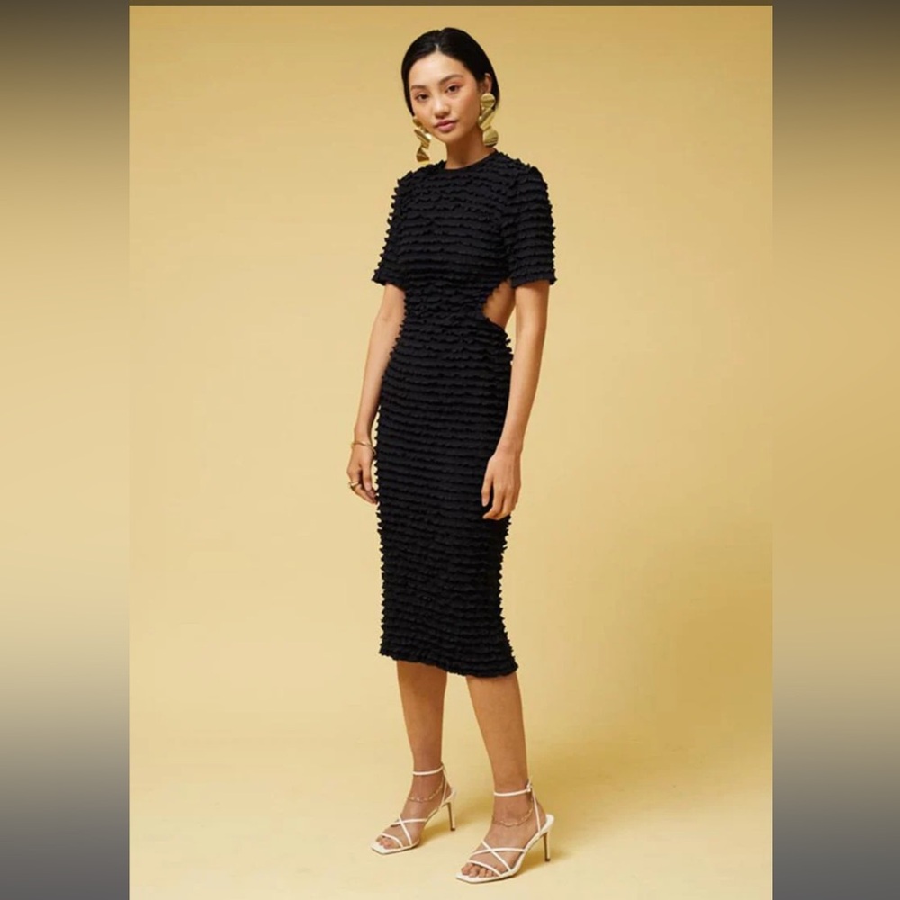 SUBOO - Casius Midi Dress - Black - XS